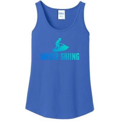 Water Skiing Funny Water Skier Gift Ladies Essential Tank