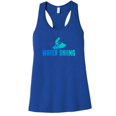 Water Skiing Funny Water Skier Gift Women's Racerback Tank