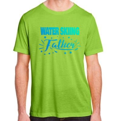 Water Skiing Father Water Skier Gift Adult ChromaSoft Performance T-Shirt