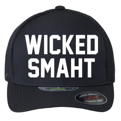 Wicked Smaht Funny Flexfit Unipanel Trucker Cap