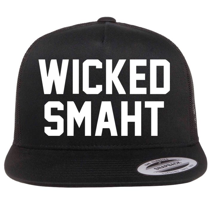 Wicked Smaht Funny Flatbill Hat