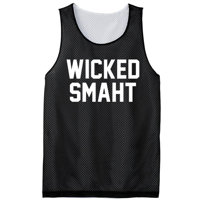 Wicked Smaht Funny Mesh Reversible Basketball Jersey Tank