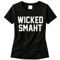 Wicked Smaht Funny Womens T-Shirt
