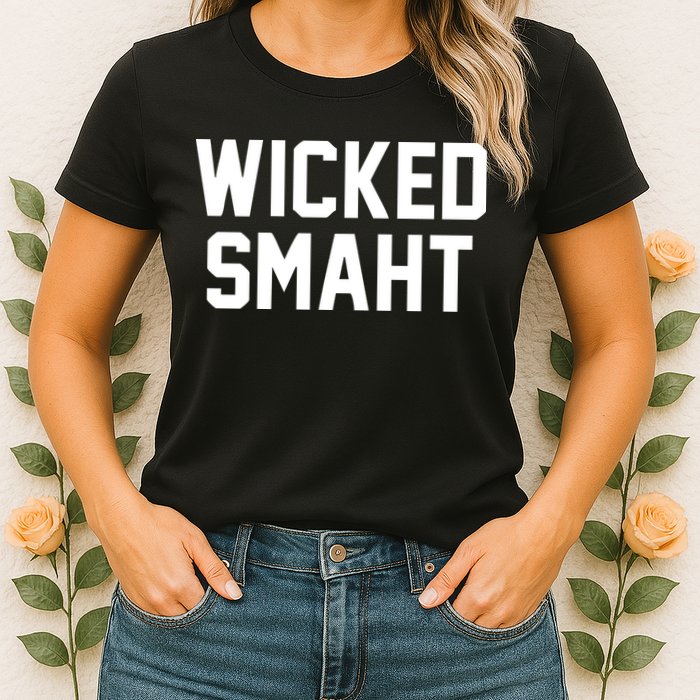 Wicked Smaht Funny Womens T-Shirt