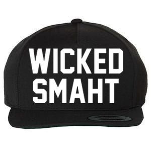 Wicked Smaht Funny Wool Snapback Cap