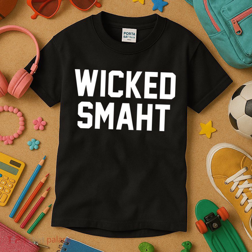 Wicked Smaht Funny Kids T-Shirt