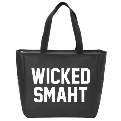 Wicked Smaht Funny Zip Tote Bag