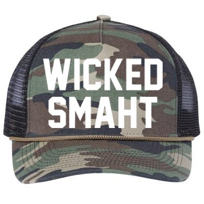 Wicked Smaht Funny Retro Rope Trucker Hat Cap