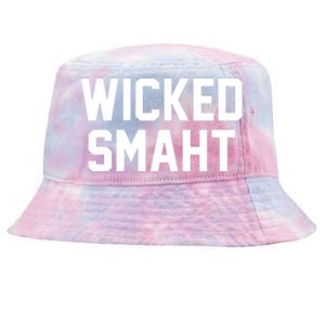 Wicked Smaht Funny Tie-Dyed Bucket Hat