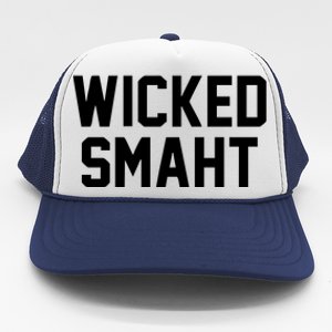 Wicked Smaht Funny Trucker Hat