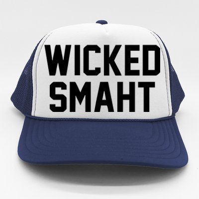 Wicked Smaht Funny Trucker Hat