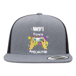 Wifi Sayings Gamer Gifts Gaming Video Games Game Flat Bill Trucker Hat