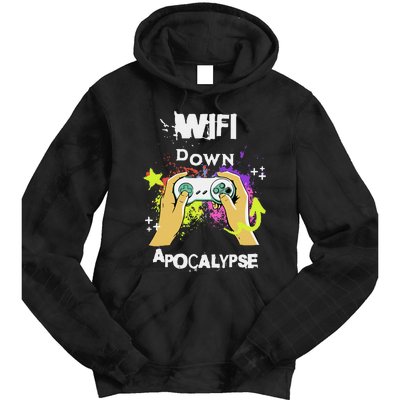 Wifi Sayings Gamer Gifts Gaming Video Games Game Tie Dye Hoodie