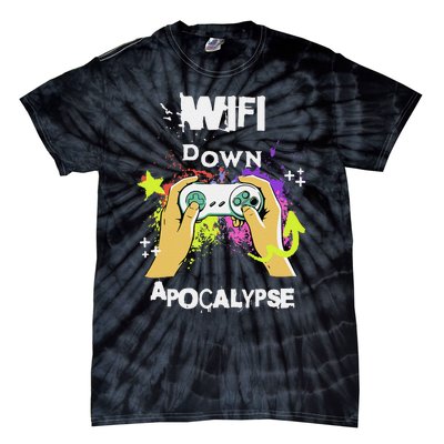 Wifi Sayings Gamer Gifts Gaming Video Games Game Tie-Dye T-Shirt