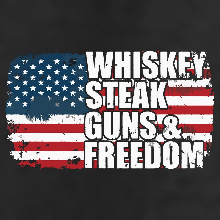 Whiskey Steak Guns And Freedom Patriotic Flag 4th Of July Adult Drive Performance Visor