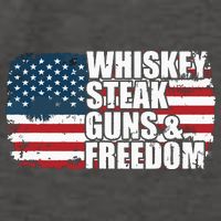 Whiskey Steak Guns And Freedom Patriotic Flag 4th Of July Vector Backpack