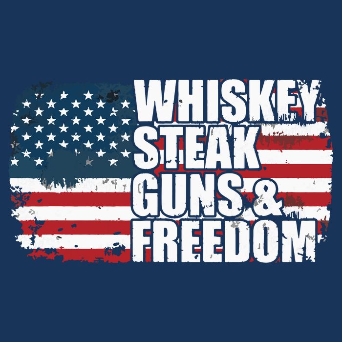 Whiskey Steak Guns And Freedom Patriotic Flag 4th Of July 16 in Basic Backpack