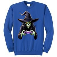 Witch Skeleton Gamer Halloween Monster Gaming Cool Gift Sweatshirt