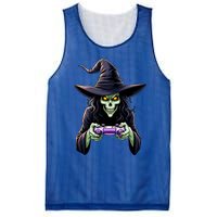 Witch Skeleton Gamer Halloween Monster Gaming Cool Gift Mesh Reversible Basketball Jersey Tank