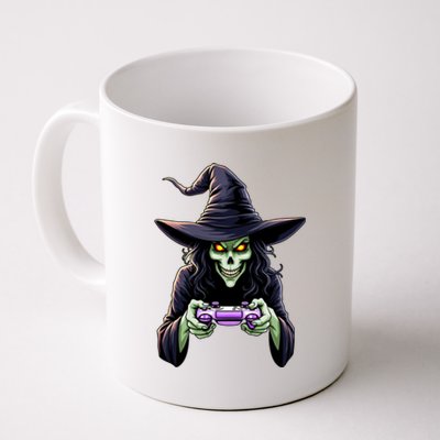 Witch Skeleton Gamer Halloween Monster Gaming Cool Gift Coffee Mug