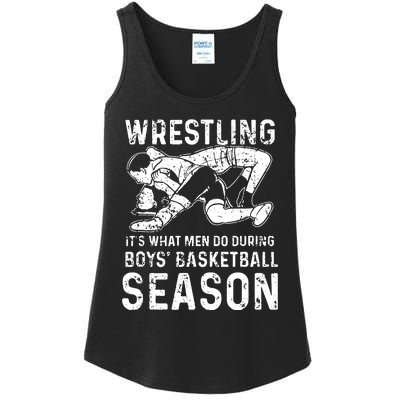 Wrestling Season Gift Ladies Essential Tank