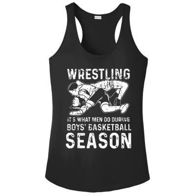 Wrestling Season Gift Ladies PosiCharge Competitor Racerback Tank