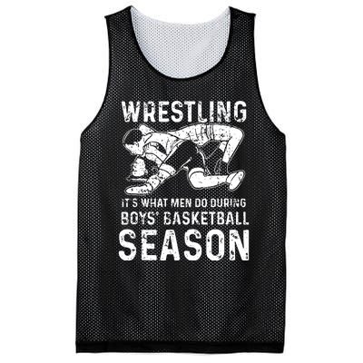 Wrestling Season Gift Mesh Reversible Basketball Jersey Tank