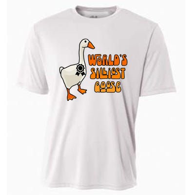 WorldS Silliest Goose Cooling Performance Crew T-Shirt