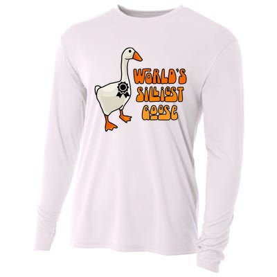 WorldS Silliest Goose Cooling Performance Long Sleeve Crew