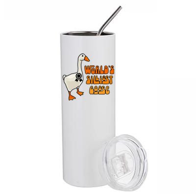 WorldS Silliest Goose Stainless Steel Tumbler