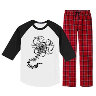 White Scorpion Graphics Great Gift Raglan Sleeve Pajama Set