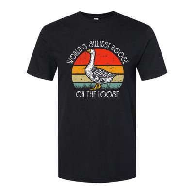 WorldS Silliest Goose On The Loose Softstyle CVC T-Shirt