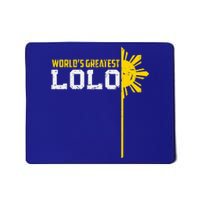 World S Greatest Lolo Filipino Grandpa Mousepad