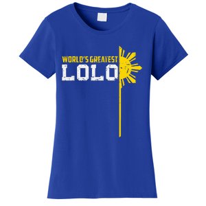 World S Greatest Lolo Filipino Grandpa Women's T-Shirt