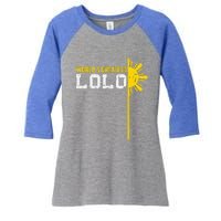 World S Greatest Lolo Filipino Grandpa Women's Tri-Blend 3/4-Sleeve Raglan Shirt