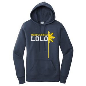 World S Greatest Lolo Filipino Grandpa Women's Pullover Hoodie