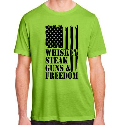 Whiskey Steak Guns & Freedom Adult ChromaSoft Performance T-Shirt