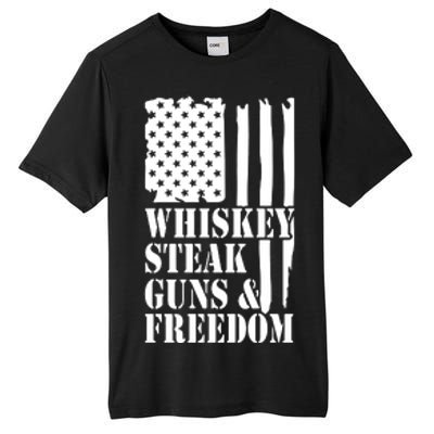 Whiskey Steak Guns & Freedom Tall Fusion ChromaSoft Performance T-Shirt