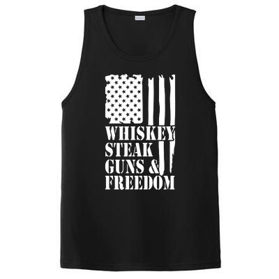 Whiskey Steak Guns & Freedom PosiCharge Competitor Tank