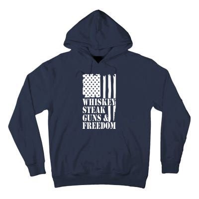 Whiskey Steak Guns & Freedom Tall Hoodie