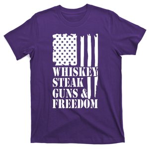 Whiskey Steak Guns & Freedom T-Shirt