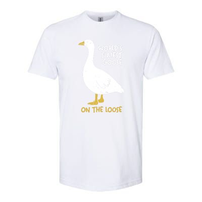 Worlds Silliest Goose On The Loose Softstyle® CVC T-Shirt