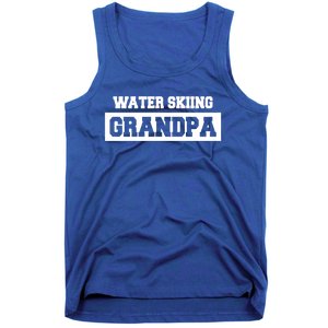 Water Skiing Grandpa Water Skier Gift Tank Top