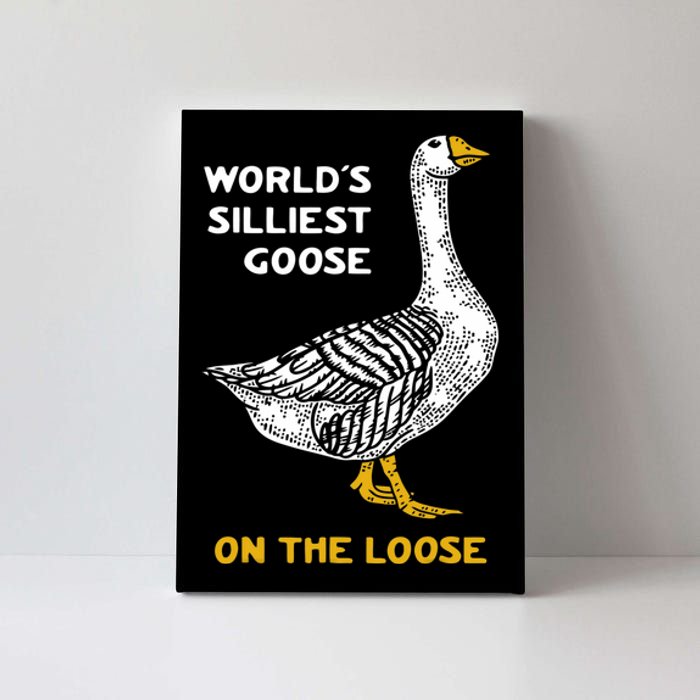 Worlds Silliest Goose On The Loose Canvas