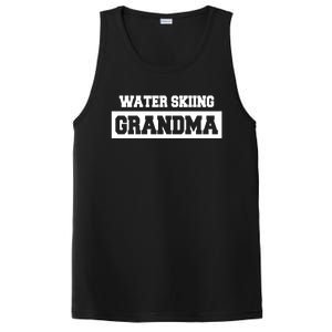 Water Skiing Grandma Water Skiing Water Skier Cute Gift PosiCharge Competitor Tank