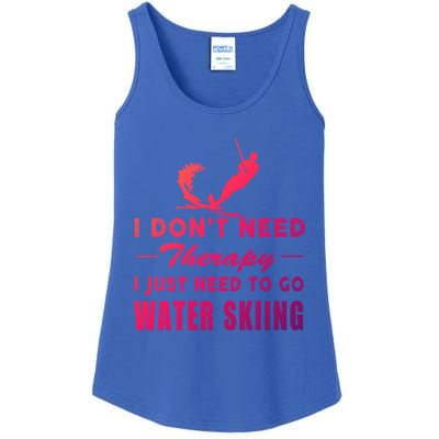 Water Skiing Great Gift I Just Need To Go Water Skiing Gift Ladies Essential Tank