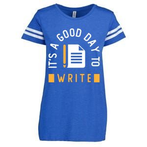 Writer Saying / Good Day To Write Author Creative Writing Gift Enza Ladies Jersey Football T-Shirt