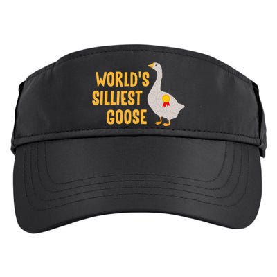 WorldS Silliest Goose Adult Drive Performance Visor