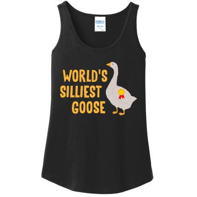 WorldS Silliest Goose Ladies Essential Tank