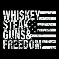 Whiskey Steak Guns And Freedom Pro America Poster